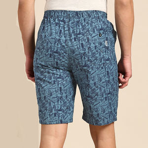 Vêtements d'été avec poches latérales High street fashion taille élastique Anti Pilling Durable hommes shorts - Product Image 5