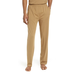 Pantaloni da Pigiama Open Edit Tan Affusolati in Tessuto Misto Cotone Lavorato a Maglia Taglia XL - Product Image 1