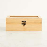Boîte de rangement en bois naturel moderne à compartiments multiples, vente en gros, organisateur multi-sections pour bijoux, épices, fruits secs, décoration intérieure