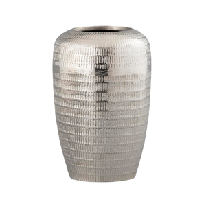 Juego de Metal de dos mesas de hierro decoración florero de Metal decorativo al por mayor tamaño personalizado aceptable oro antiguo color brillante - Product Image 1