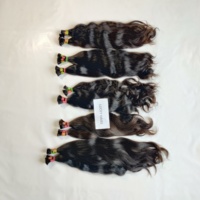 Extensions de cheveux naturels bruts 100% non traités, cheveux indiens Remy, 100g, double trame machine, toutes couleurs disponibles, Andhra Pradesh