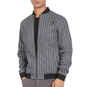 Veste Letterman de couleur unie de haute qualité pour hommes pour l'hiver Logo personnalisé nouvelle conception confortable à manches longues veste chaude pour hommes - Product Image 4