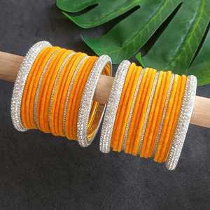 Joyería de boda india Brazalete de terciopelo clásico Fabricante indio Joyería Nupcial Rhinestone Cristal Boda Conjunto de joyería India - Product Image 2