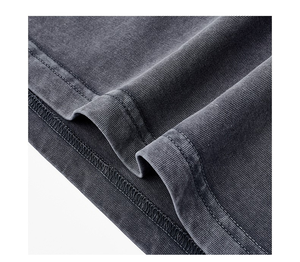 2025 personalización solo 30 GSM Unisex 100% algodón impresión Ácido lavado camiseta personalizada su propia marca camiseta personalizada para hombre - Product Image 2