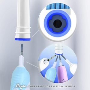 Eco-Conscious Bio-Bristle Replacement Round <b>Heads</b> Generic for Oral Bs Electric <b>Toothbrush</b> Refills Wholesale OEM - Product Image 4