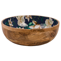 Tazón de Madera Artesanal de Alta Calidad, Diseño Moderno Único, Ecológico, Decorativo para el Hogar, Colores Personalizables