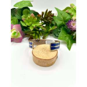 Wilson Dawes Lapis & Sterling <b>Silver</b> Fashion <b>Cuff</b> <b>Bracelet</b> - Product Image 4