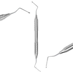 Instrumento Dental de Acero Inoxidable para Compuesto, Espátula de Doble Punta para Amalgama y Condensador, Herramienta de Modelado Fabricada en Pakistán - Product Image 1