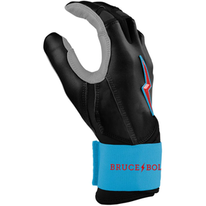 Guantes de Bateo de Béisbol Personalizados para Hombre con Logotipo, Ecológicos, Transpirables, de Cuero Ligero y Cómodo, con Cierre de Velcro - Product Image 4
