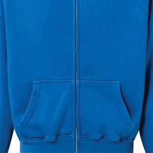 Sweat à capuche zippé en coton mélangé sur le devant pour hommes avec ajustement sur mesure et texture de haute qualité pour un usage quotidien - Product Image 5
