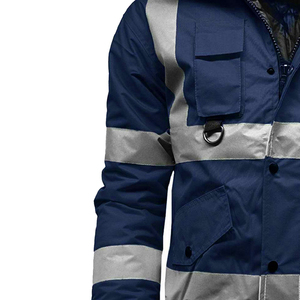 Ropa de trabajo de seguridad de alta visibilidad de alta resistencia, chaqueta Parka de invierno reflectante protectora de ajuste perfecto de la mejor calidad para trabajadores al aire libre - Product Image 3