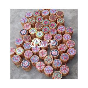 Dessous de verre en rotin avec incrustation de nacre fabriqué au Vietnam produit le plus vendu avec un nouveau produit chaud et le meilleur prix - Product Image 2