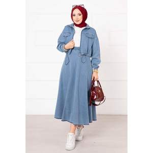 Ensemble 2 pièces en denim bleu clair - Product Image 3