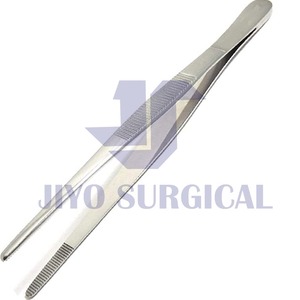 Fórceps de acero inoxidable para el pulgar | Pinzas de disección quirúrgicas con puntas dentadas | Fórceps de vendaje médico 14cm - Product Image 5