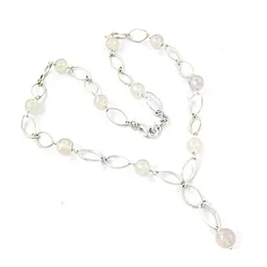 Collier en argent 925 avec perles de quartz rose plaqué or, style religieux tendance, bijoux pour femmes avec diamants et perles - Product Image 2