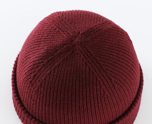 Gorro de Punto Cálido de Invierno y Otoño con Diseño de Patrón Sólido 100% Acrílico, Moderno, a Prueba de Frío, Bordado 3D, Informal, para Uso en Exteriores - Product Image 5