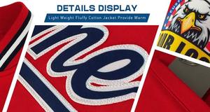 Chaquetas Varsity Personalizadas de Dos Tonos para Hombre, Estilo Urbano, Chaqueta Bomber Universitaria, Servicio OEM, Teñido Liso, Procesado para Invierno - Product Image 4