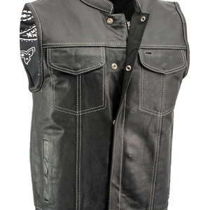 เสื้อยีนส์ Biker Boys สำหรับเด็กโต HD Riders ไซส์ใหญ่พิเศษ ชุดมอเตอร์ไซค์แบบกำหนดเอง กลุ่มนักขี่มอเตอร์ไซค์ คลับฤดูร้อน - Product Image 5