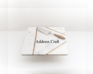 American Style Round Shape Wood <b>Cake</b> Platter Bark Border Stand for Birthday Wedding Decor <b>Cake</b> Serving Platter with <b>Cake</b> <b>Server</b> - Product Image 2