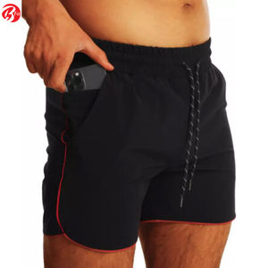 High Street Style <b>Men's</b> Quick Dry Workout Fitness <b>Shorts</b> Eco-Friendly Jogging Training Wear Plain Design-Best Quality Wholesale - Product Image 5