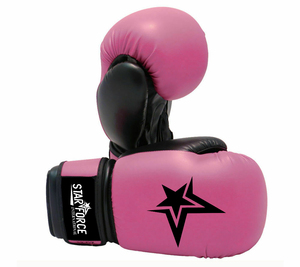 ถุงมือต่อยมวยสำหรับ MMA และคิกบ็อกซิ่งถุงมือสีดำ/แดง/น้ำเงินออกแบบโลโก้ได้ตามต้องการ - Product Image 6