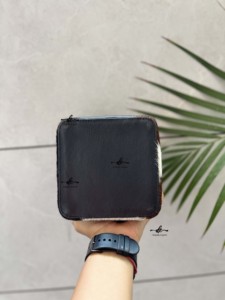 Hot Sale Hand Tooled Leather Stylish <b>Makeup</b> Cosmetic <b>Storage</b> Box Handmade <b>Makeup</b> Box , Cowhide Fur Vanity Bathroom Organizer Box - Product Image 5