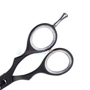 Black Titanium <b>Hairdressing</b> <b>Scissors</b> for Barbers and Stylists Professional Hair Cutting <b>Scissors</b> Black Titanium Barber Tools - Product Image 4