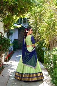 Tendance traditionnelle mélange pakistanais Lehenga Choli pour femmes vêtements indiens et pakistanais parfaits - Product Image 6