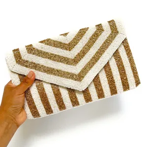 Pochette élégante perlée pour tenue ethnique et western, pochette perlée faite à la main pour un style chic, nouveau design - Product Image 5