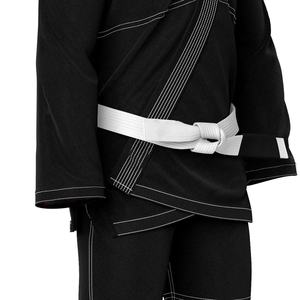 Kimono de Jiu-Jitsu brésilien de qualité supérieure en tissu perlé 450 GSM, 100 % coton, avec logo personnalisé, durable et respirant - Product Image 5