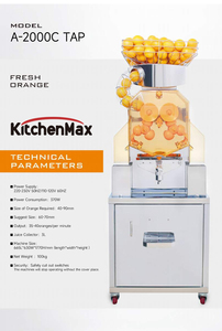 เครื่องคั้นน้ำผลไม้ไฟฟ้าเชิงพาณิชย์สแตนเลสเกรดอุตสาหกรรมคุณภาพสูง KitchenMax กำลังการผลิตสูง ความจุ 3 ลิตร - Product Image 5