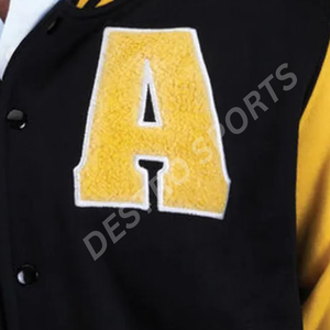 Veste de sport universitaire personnalisée avec revêtement spécial, grande taille, pour hommes, style Letterman, matériaux de haute qualité, broderie, couleur personnalisée - Product Image 3