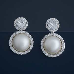 Boucles d'oreilles pendantes en argent 92,5, accessoire de mode 183310 - Product Image 1