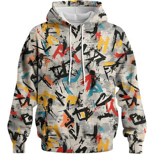 Sudadera con Capucha de Forro Polar Estampada Informal de Invierno de Buena Calidad al por Mayor, Estampada por Sublimación con el Logotipo de la Empresa, para Unisex - Product Image 1