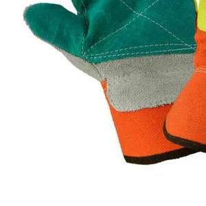 Gants de travail en cuir à durabilité améliorée avec double paume Gants de sécurité industrielle pour mécaniciens et constructeurs - Product Image 5