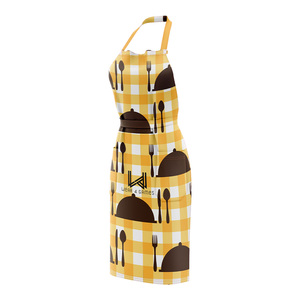 Tablier de cuisine en coton imperméable de haute qualité avec logo personnalisé OEM ODM Doux et durable pour femmes Utilisation quotidienne - Product Image 2