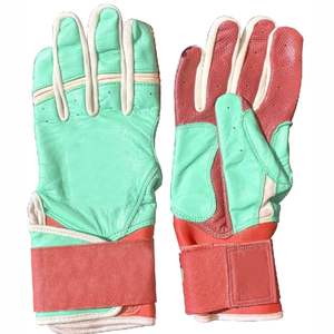 Gants de frappe de baseball et de softball en cuir de qualité supérieure - Durables, légers, écologiques, personnalisables, pour l'entraînement et la compétition - Product Image 1