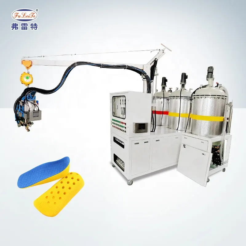 Palmilha marroquina PU poliuretano 3 componente baixa pressão espuma preço de fábrica em Foam Machinery Automatic