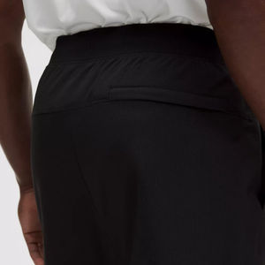 กางเกงวอร์มผ้าแคนวาสสีดำคุณภาพสูงสั่งทำพิเศษสำหรับผู้ชาย เอวกลาง 100% ผ้าฝ้าย ระบายอากาศ แห้งเร็ว สวมใส่สบาย - Product Image 5