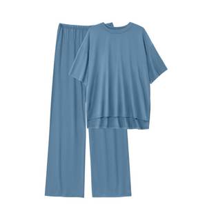 Conjunto de ropa deportiva corta de verano para mujer con hombros caídos, conjunto de dos piezas de Yoga para Fitness, ropa de tenis transpirable de secado rápido para mujer - Product Image 1