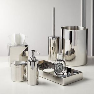 Gold Fineshed Stainless Steel Hammered <b>Bathroom</b> <b>Set</b> OF 8 High Quality Customized Design Home Hotel <b>Bathroom</b> <b>Accessories</b> - Product Image 2