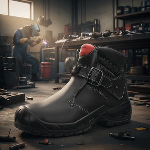 Calzado de Seguridad Carl II Negro Talla 41 S3 FO/SR/SC/LG/HI/HRO EN ISO 20345:2022 Botas de Soldadura - Product Image 3