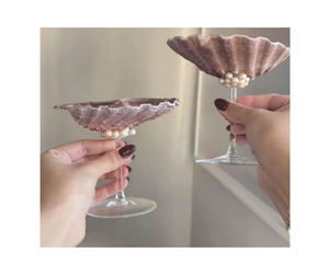 Décoration en verre de coquille artisanale de style élégant pour l'exportation-Verre de coquille de conque décoratif pour un usage domestique côtier - Product Image 2