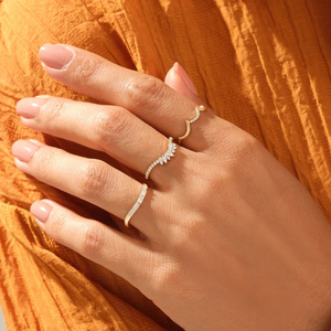 แหวนเงินแท้ 925 ประดับเพชรโมอิสซาไนต์ ดีไซน์ทันสมัย ทรงคลาสสิก น่ารัก เหมาะสำหรับผู้หญิง ใช้เป็นแหวนหมั้น แหวนแต่งงาน ของขวัญวันครบรอบ หรือใส่ไปงานปาร์ตี้ - Product Image 6