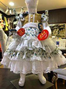 Robes imprimées pour filles de 3 ans, robes en coton avec design personnalisé, robes de fête pour bébés, vente en gros - Product Image 3