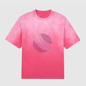 Camisetas de Hombre al por Mayor, Lavadas con Ácido, Formales, 100% Algodón, Secado Rápido, Cuello Redondo, Lisas, con Logotipo Personalizado, Talla Grande - Product Image 2