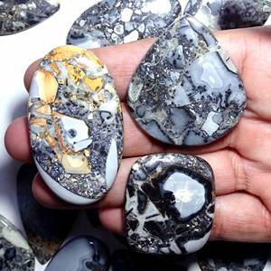 100% naturel Maligano jaspe Quartz pierres précieuses Cabochon mélange forme pierres précieuses fines en vrac lot de gros pour la fabrication de bijoux - Product Image 1