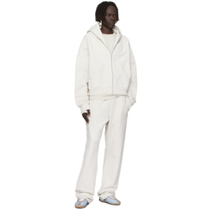 Ensemble sweat-shirt et pantalon de survêtement en molleton de coton personnalisé pour homme, décontracté, respirant, à séchage rapide, vêtements de sport - Product Image 1