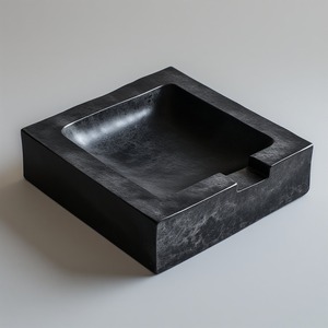 Modern Style Metal Ashtray Designed For Cafes <b>Bars</b> And Offices Providing Clean Look And Reliable Daily Performance - Product Image 1