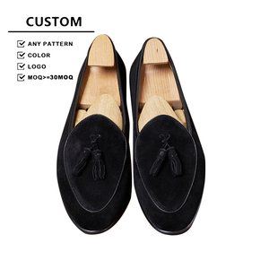 Zapatos <span class=keywords><strong>Mocasines</strong></span> de <span class=keywords><strong>Ante</strong></span> de Oveja de Alta Calidad, Zapatos Casuales de Cuero Genuino para <span class=keywords><strong>Hombre</strong></span>, Estilo Italiano con <span class=keywords><strong>Borlas</strong></span> para la Vida Diaria - Product Image 2